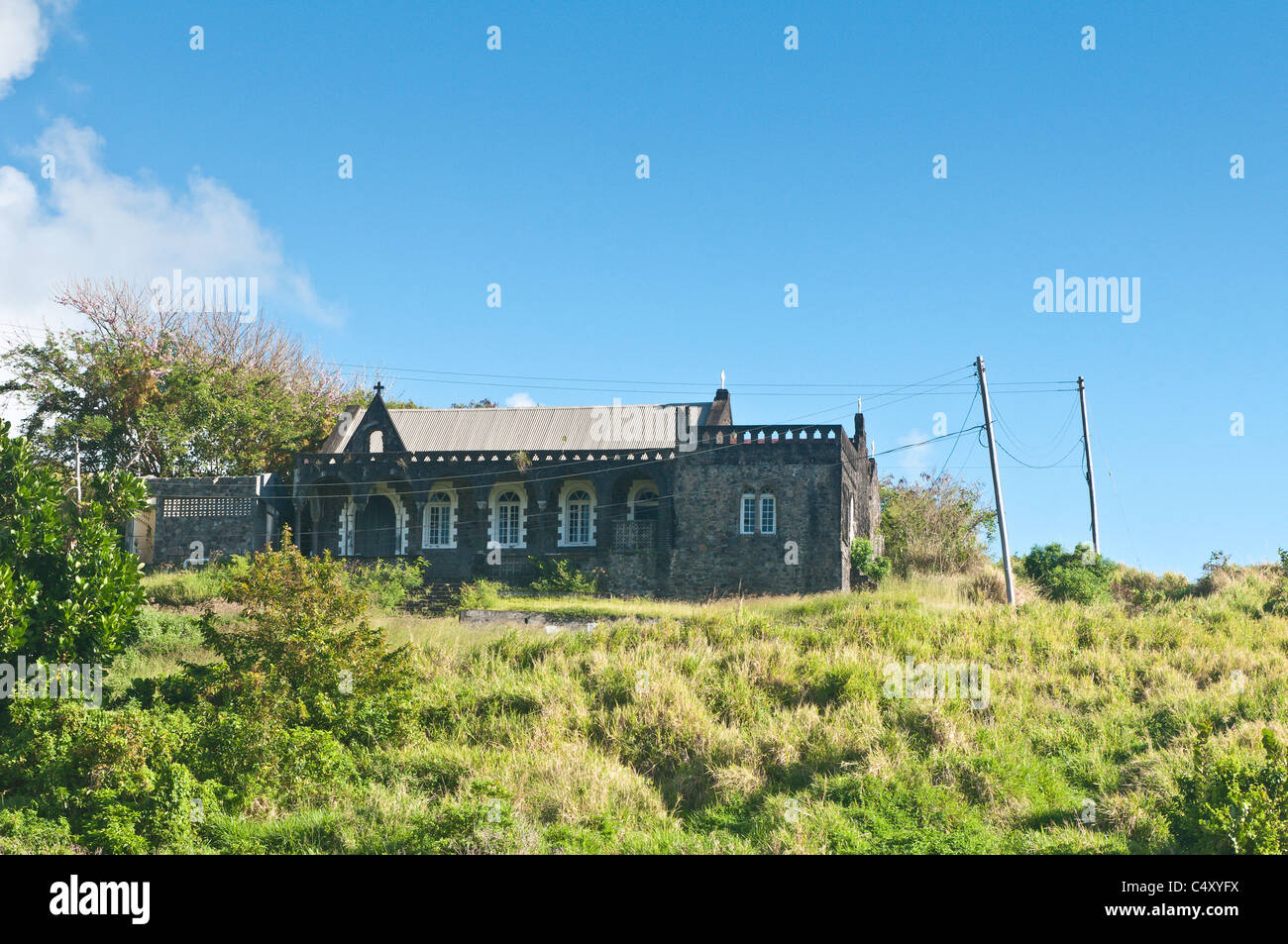 Katholische Kirche, St. Vincent & die Grenadinen zu entkommen. Stockfoto