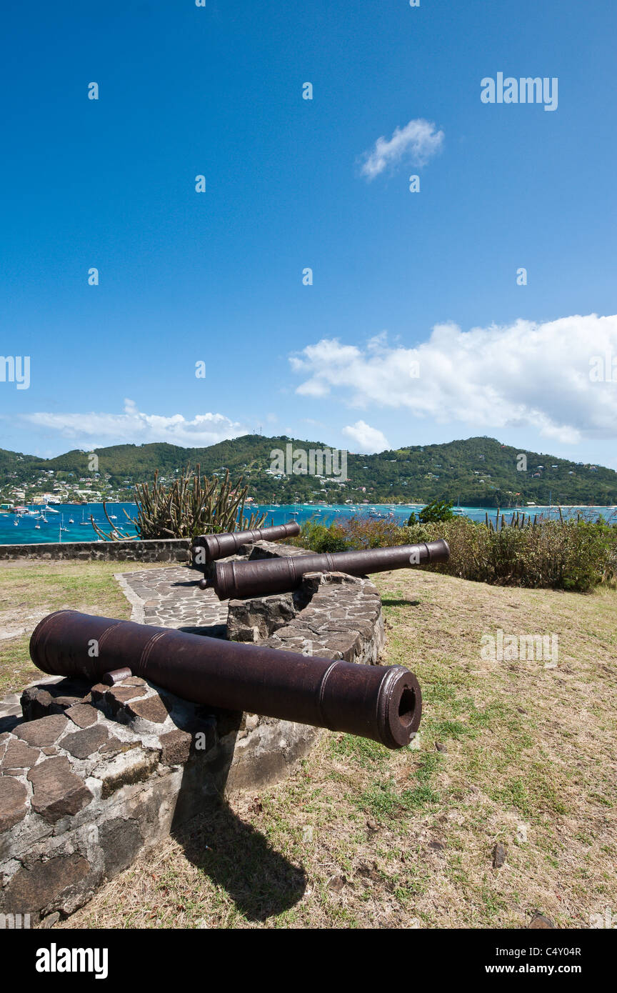 Fort Hamilton, Port Elizabeth Bequia, St. Vincent Und Die Grenadinen. (MR) Stockfoto