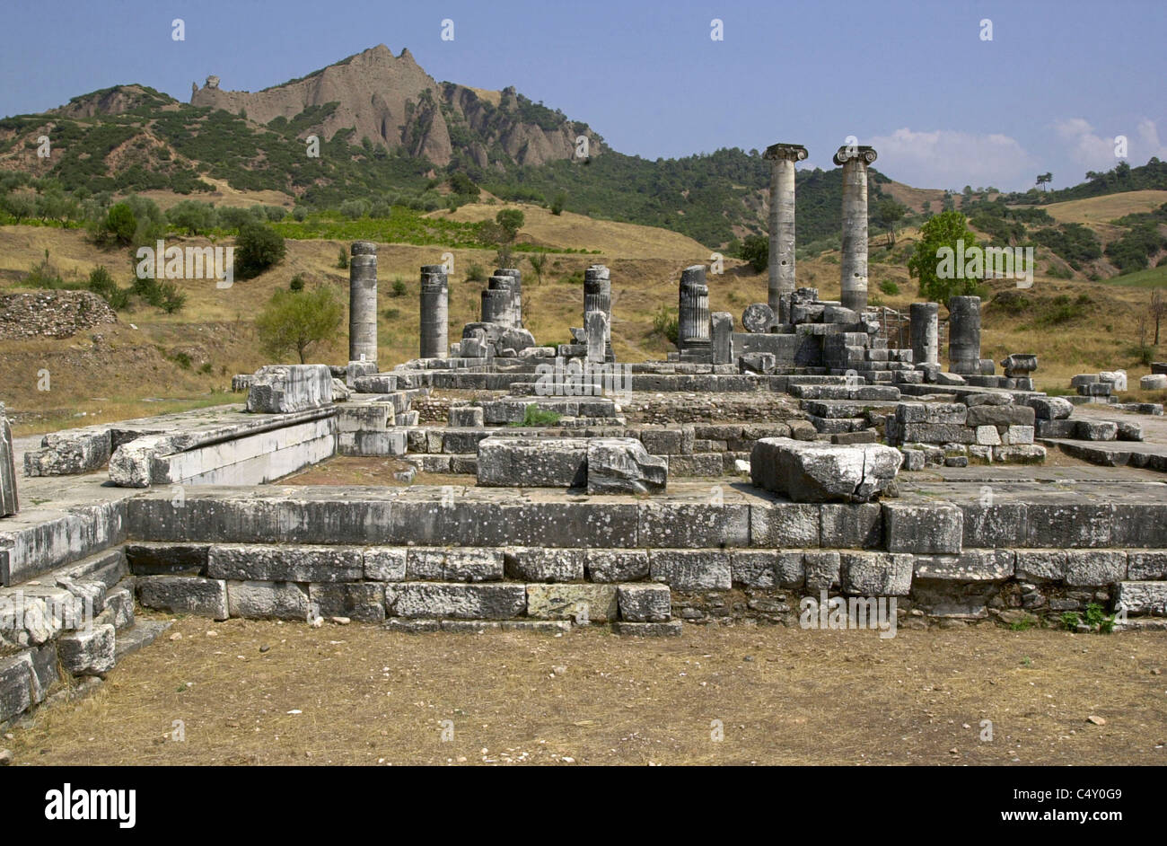 Tempel der Artemis, Sardes, Türkei 100803 028 Stockfoto