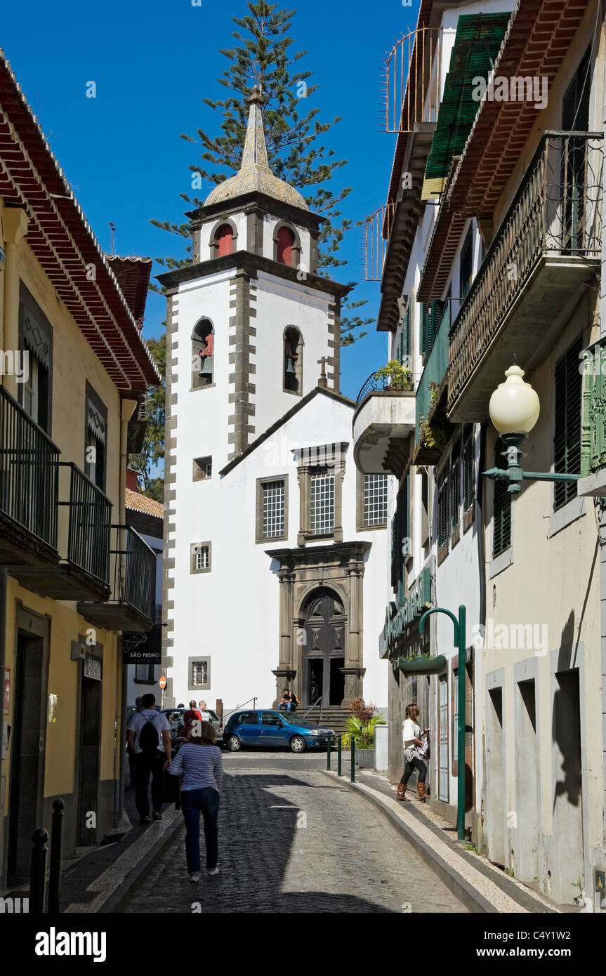 Igreja Sao Pedro Kirche im Stadtzentrum von Funchal Madeira Portugal EU Europa Stockfoto