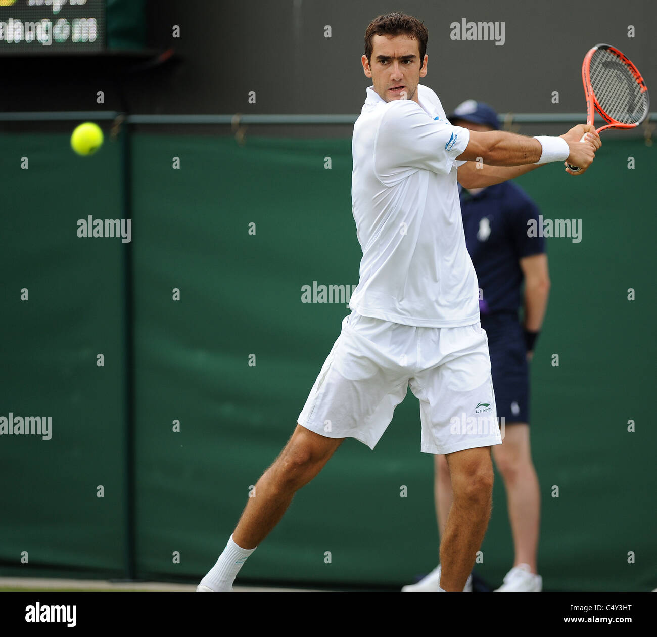 MARTIN CILIC Kroatien WIMBLEDON LAWN TENNIS CLUB WIMBLEDON ENGLAND 20. Juni 2011 Stockfoto