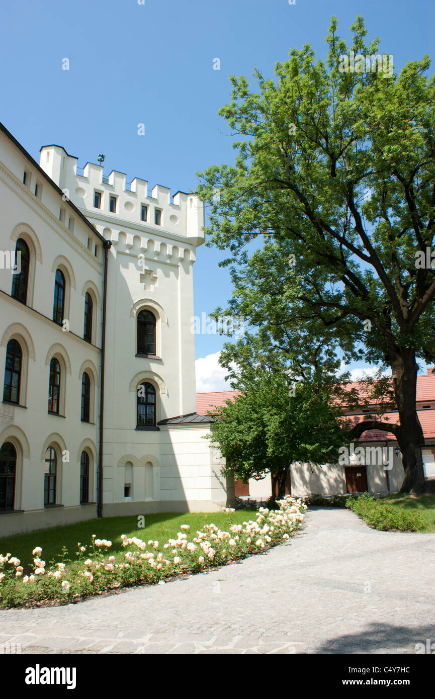 Altes Schloss Habsburg, Schlosspark in Zywiec, Polen Stockfoto