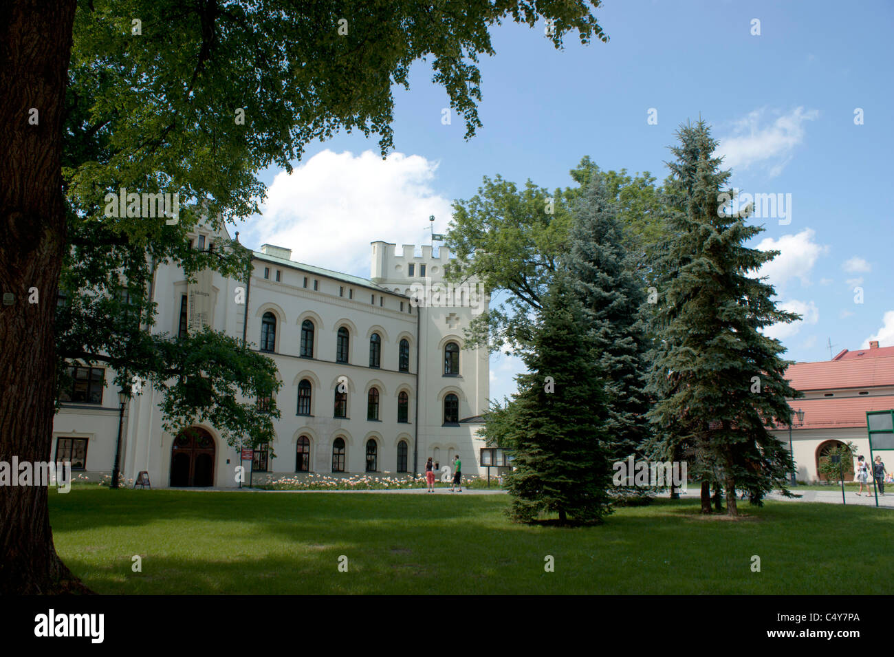 Altes Schloss Habsburg, Schlosspark in Zywiec, Polen Stockfoto