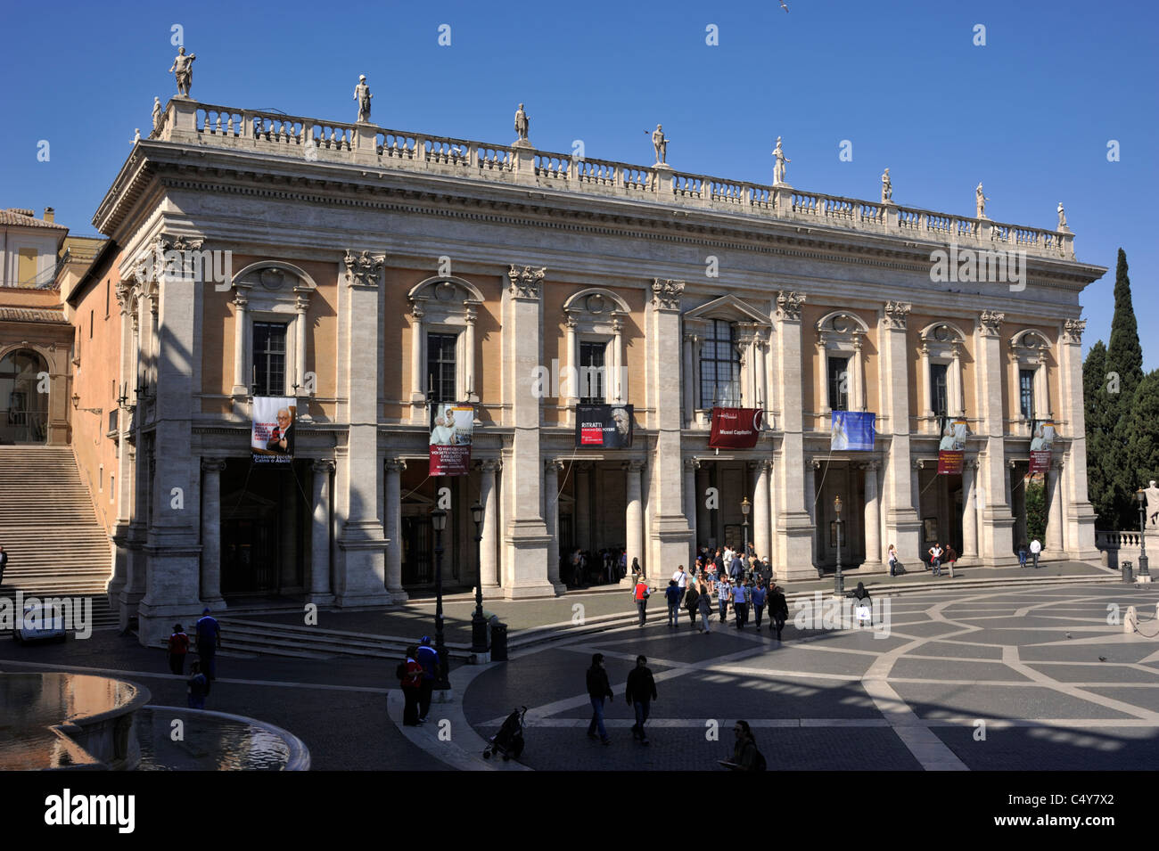 Italien, Rom, Campidoglio, Palazzo dei Conservatori, Musei Capitolini, Kapitolinische Museen Stockfoto