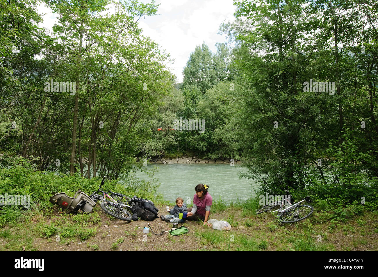 Zillertal, Tirol, Österreich Stockfoto