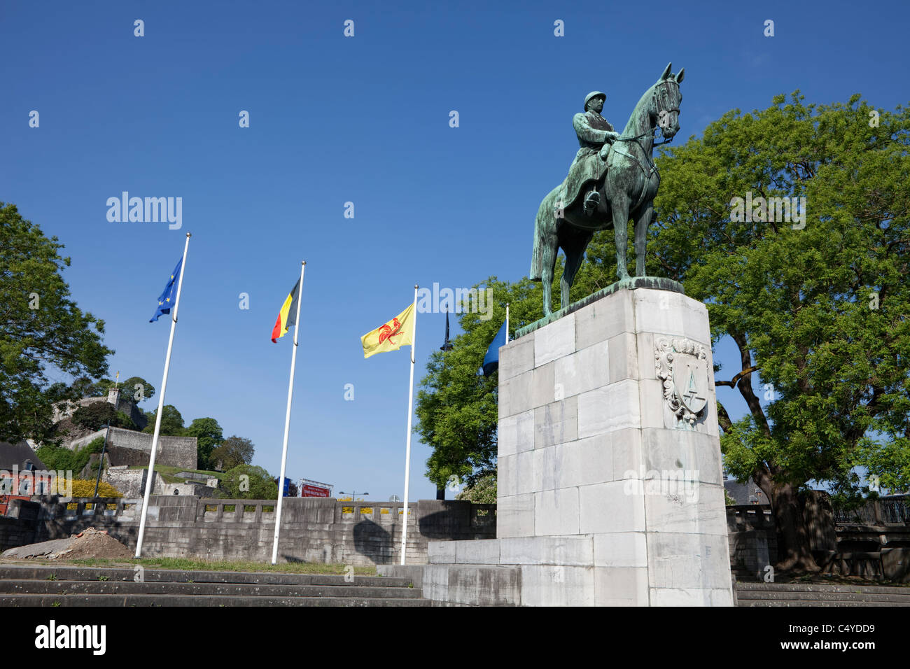 Das "Monument National du Souvenir et De La Reconnaissance", Namur, Wallonien, Belgien, Europa Stockfoto