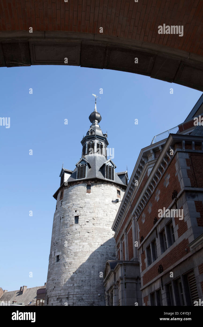 Der Glockenturm, Namur, Wallonien, Belgien Stockfoto