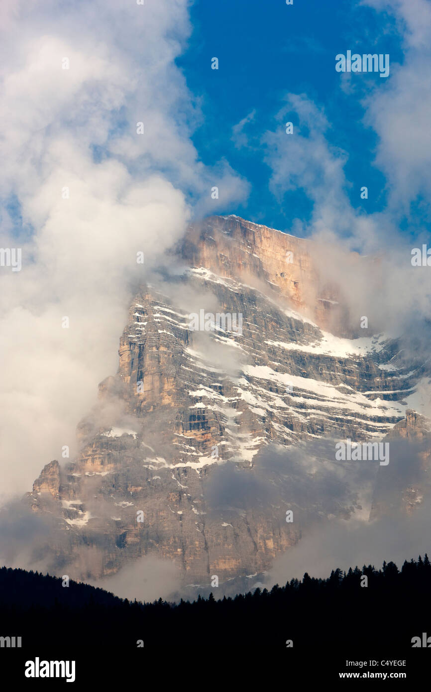Col De La Puina, Borca Di Cadore, Vento, Dolomiten, Italien, Europa Stockfoto