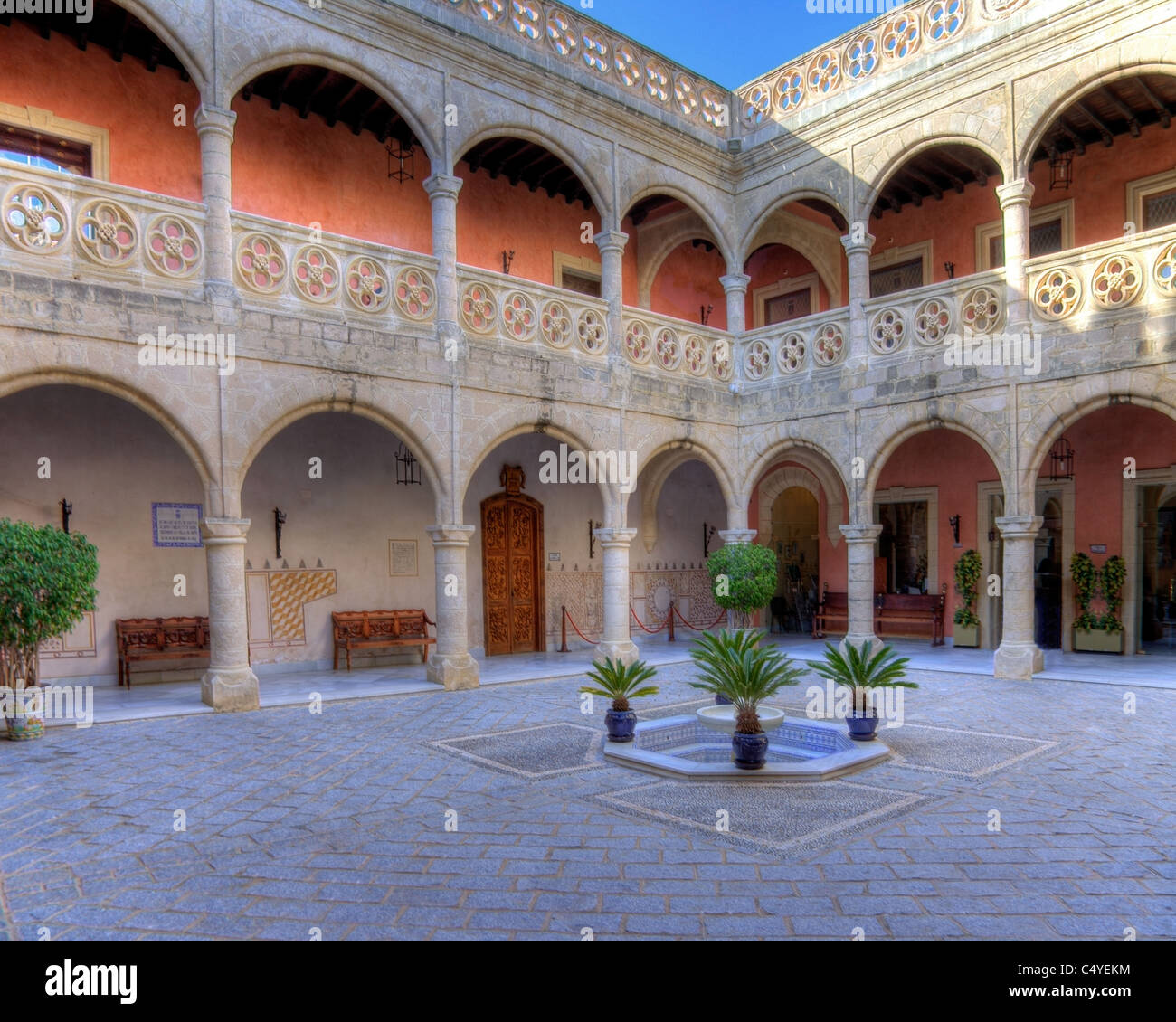 ES - Andalusien: Burg von Luna in Rota (Costa De La Luz) Stockfoto