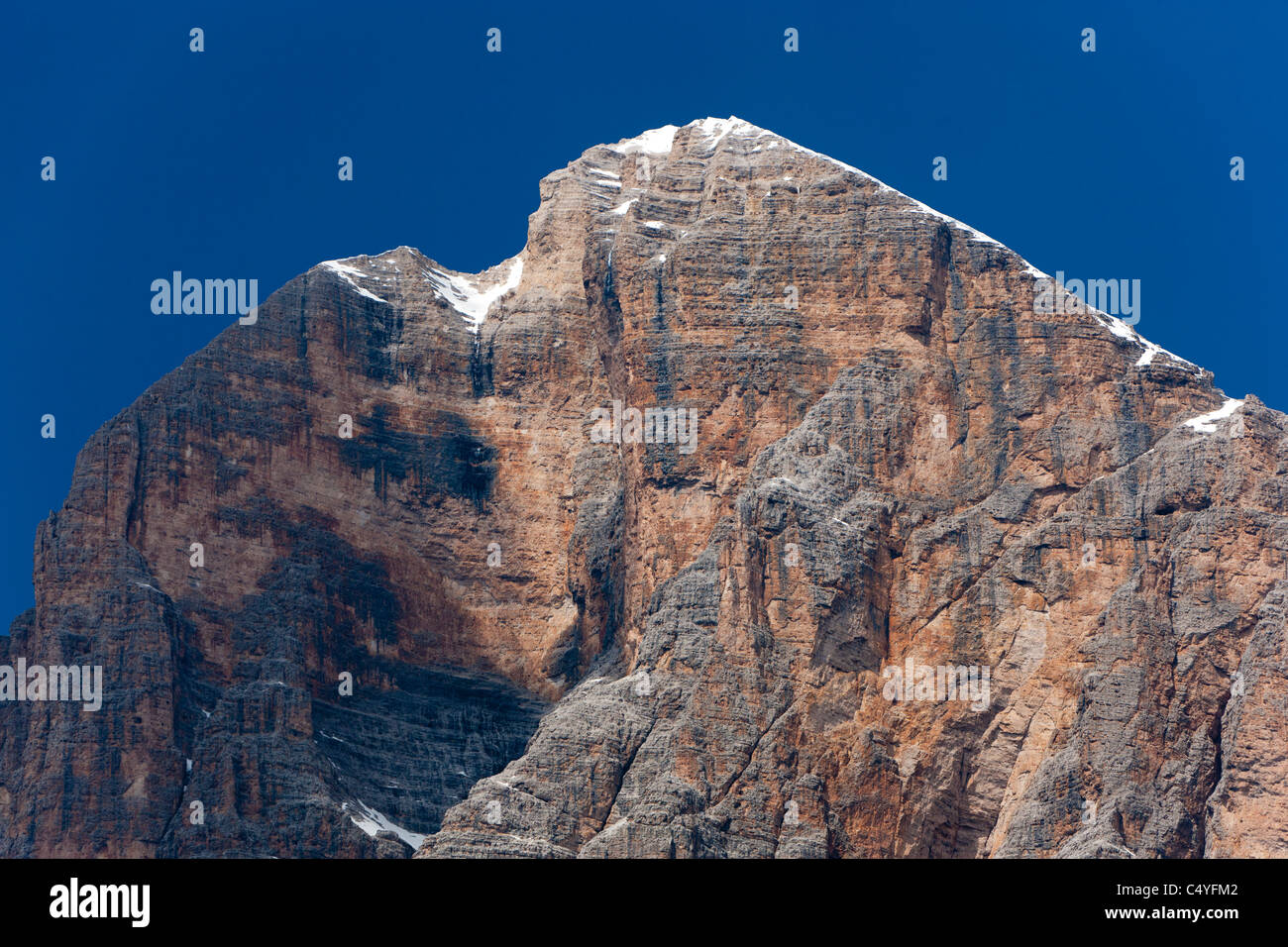 Mt. Tofana di Mezzo, Pocol in der Nähe von Cortina D'Ampezzo, Vento, Dolomiten, Italien, Europa Stockfoto