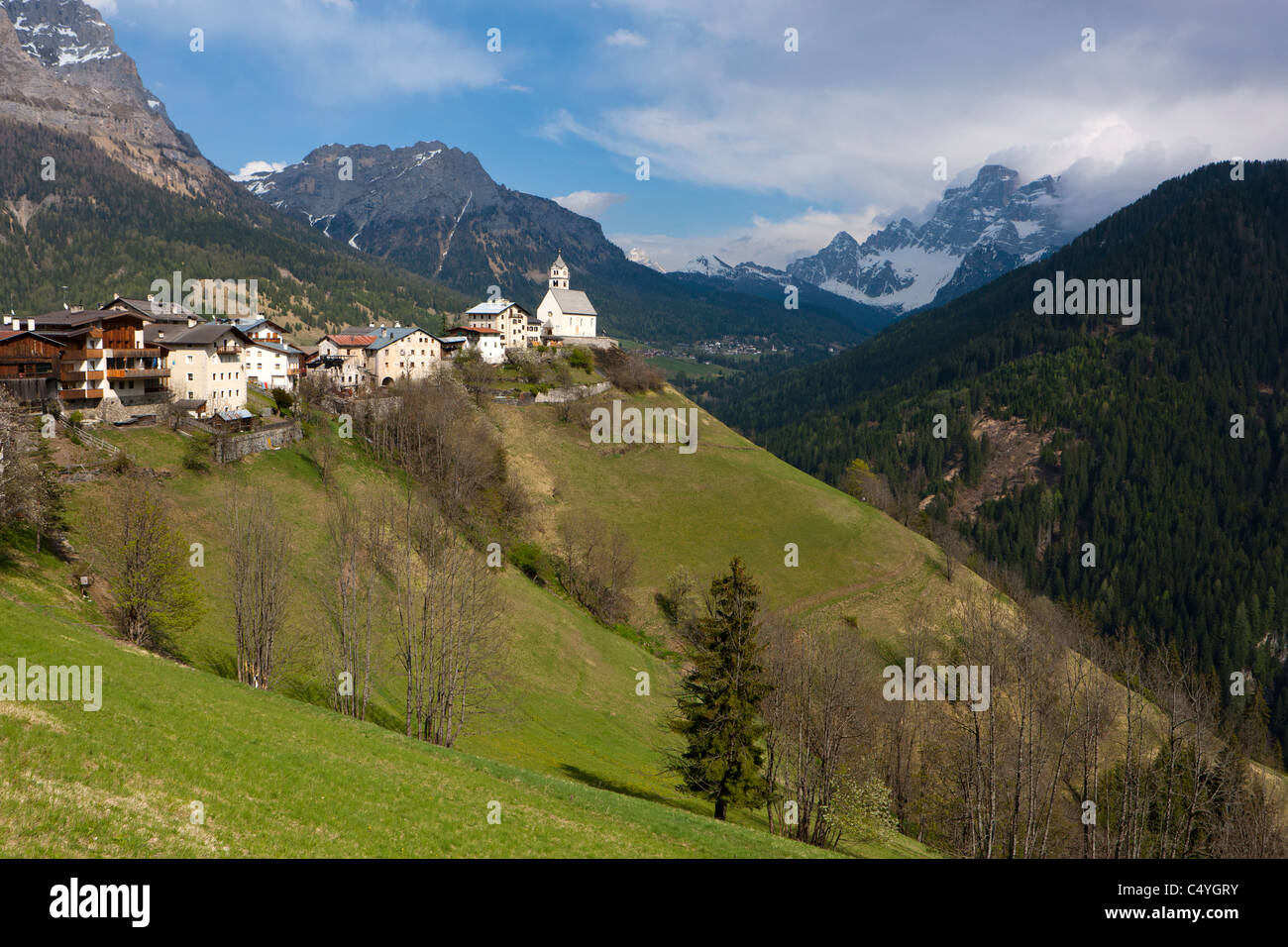 Colle Santa Lucia, Vento, Dolomiten, Italien, Europa Stockfoto