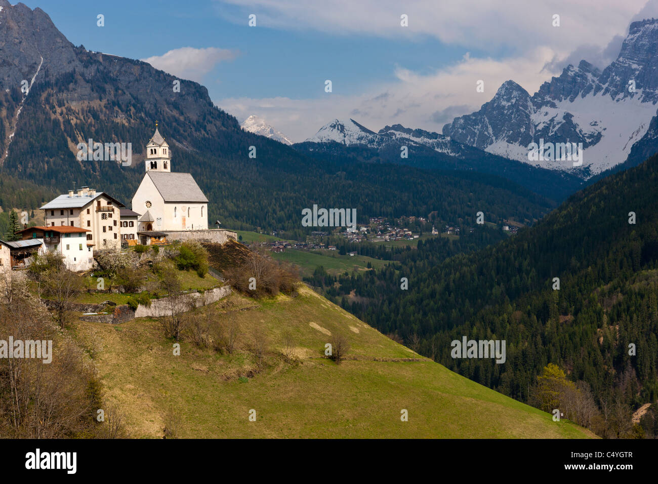 Colle Santa Lucia, Vento, Dolomiten, Italien, Europa Stockfoto