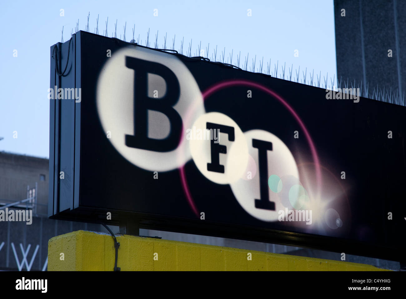 British Film Institute - BFI Eingang am Südufer; London; England; VEREINIGTES KÖNIGREICH; Stockfoto