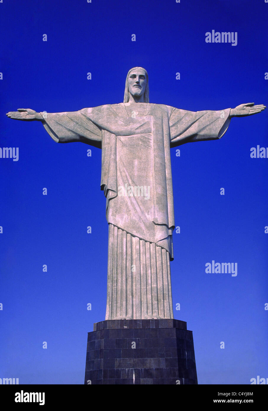 Statue von Christus dem Erlöser, Rio De Janeiro, Brasilien Stockfoto