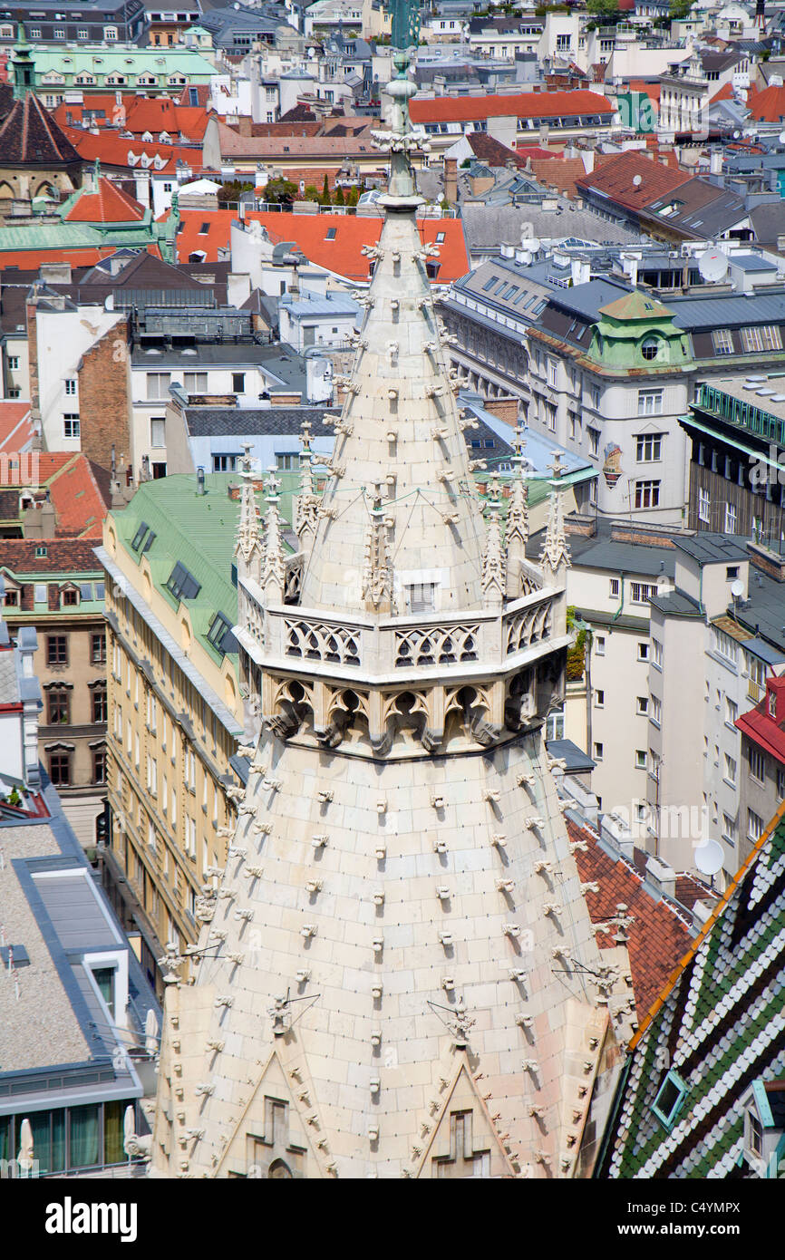 Wien - Outlook-Formular Stephansdom Stockfoto