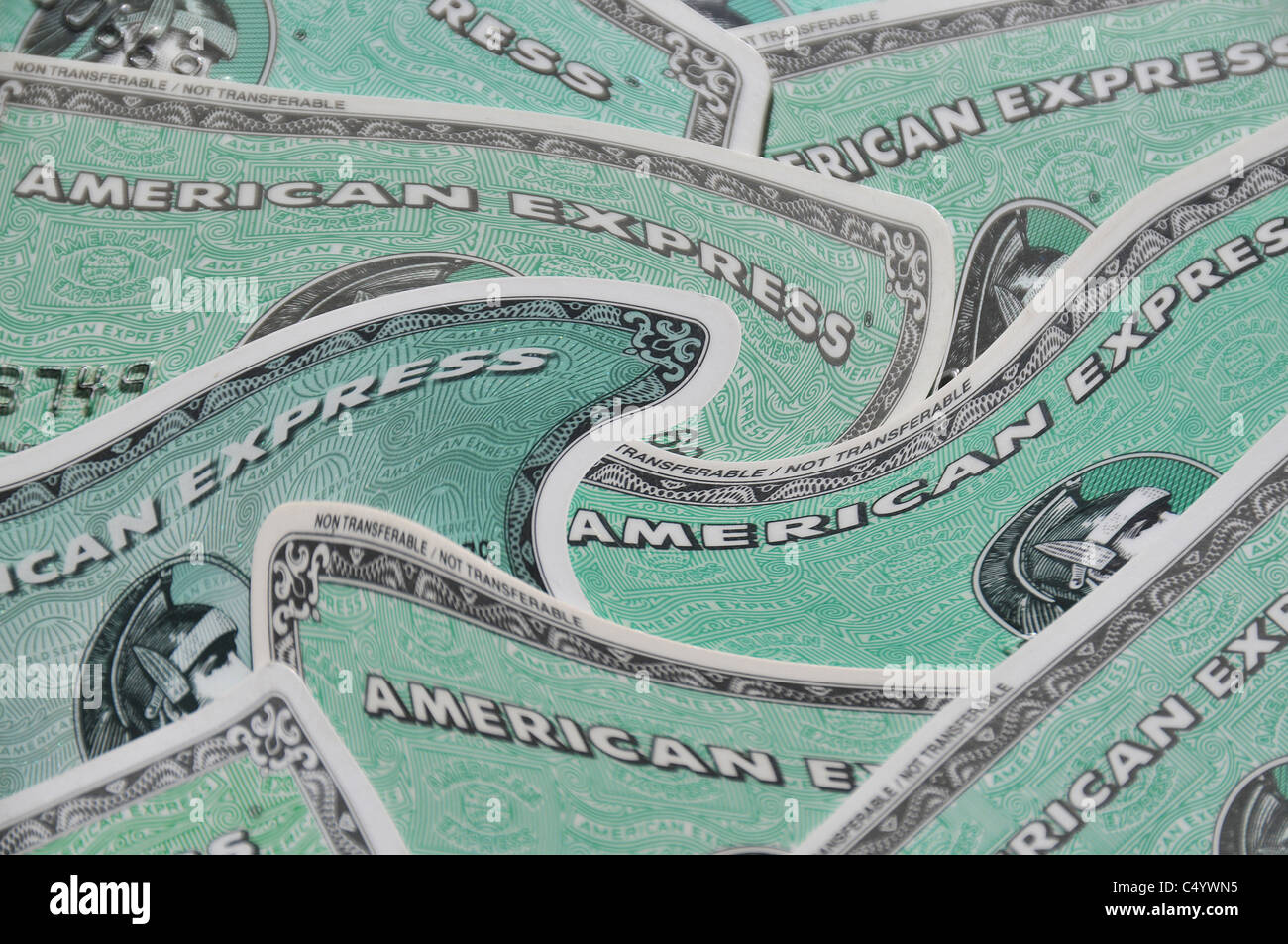 Kreditkarten von American Express Stockfoto