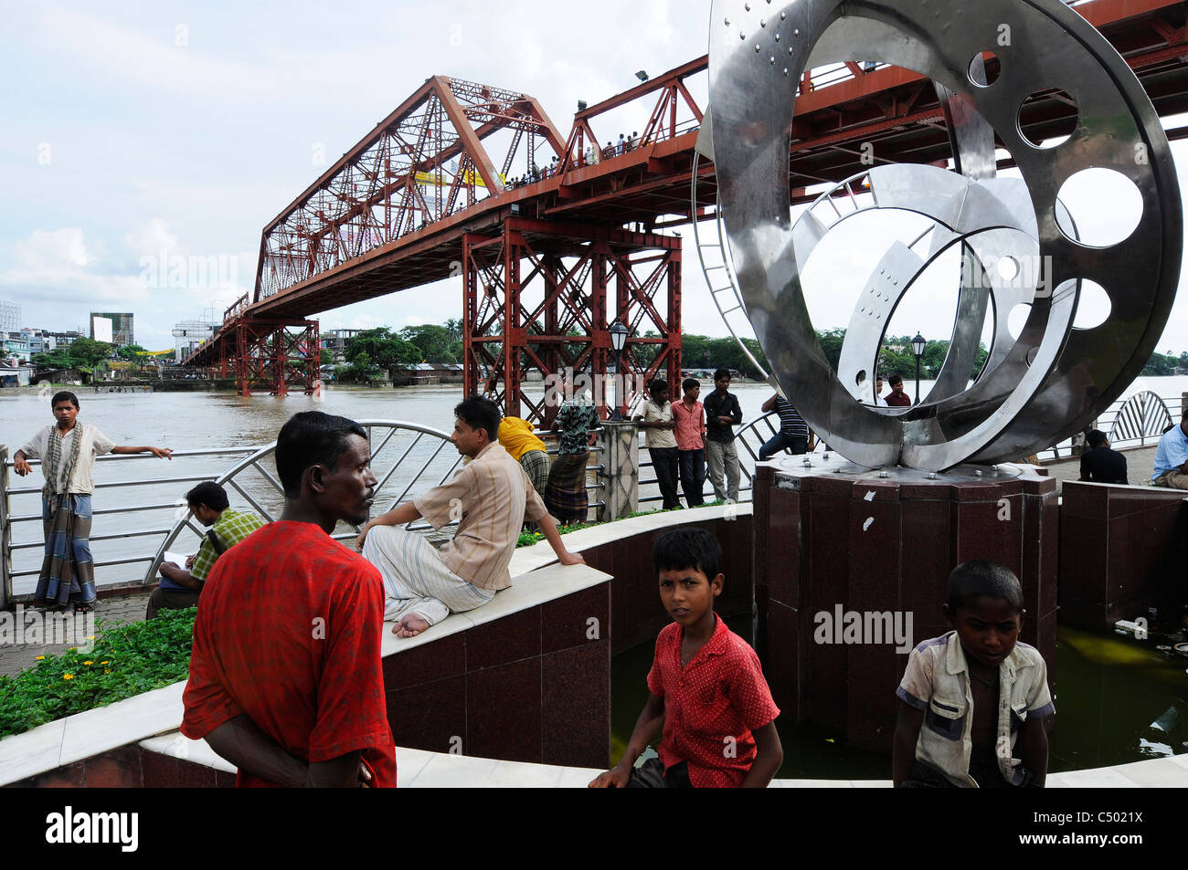 Eine Szene in Sylhet, Bangladesch Stockfoto