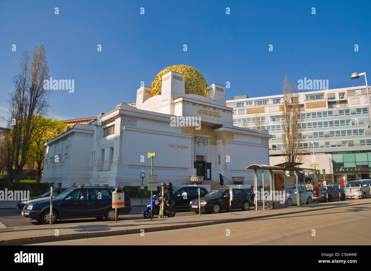 Sterben Sie Sezession Gebäude außen Karlsplatz Square Vienna Austria Mitteleuropa Stockfoto