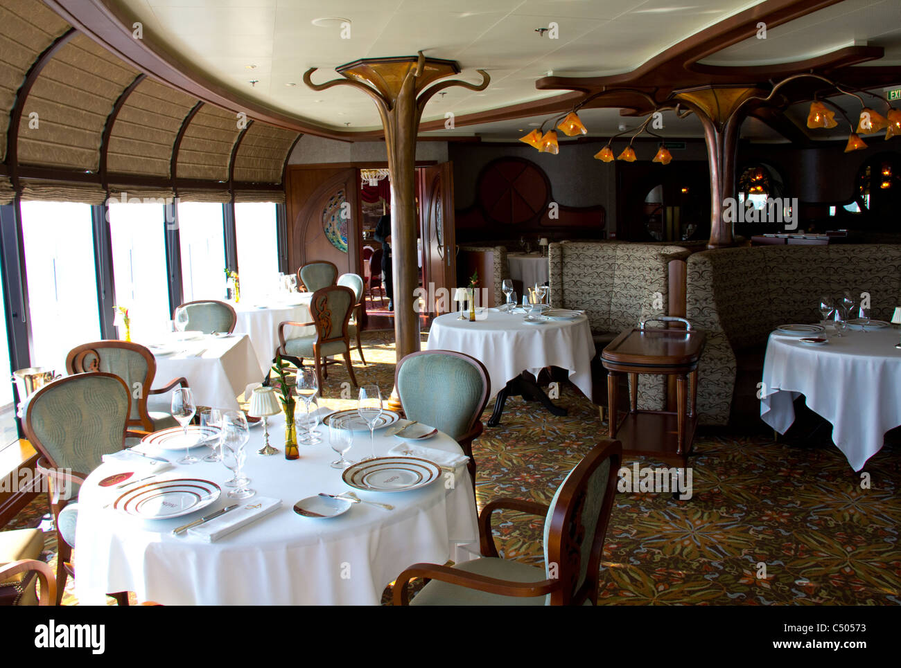 Mit Remy, Disney Dream stellt Disney Cruise Line erstmals Premium Möglichkeit zum Essen Stockfoto