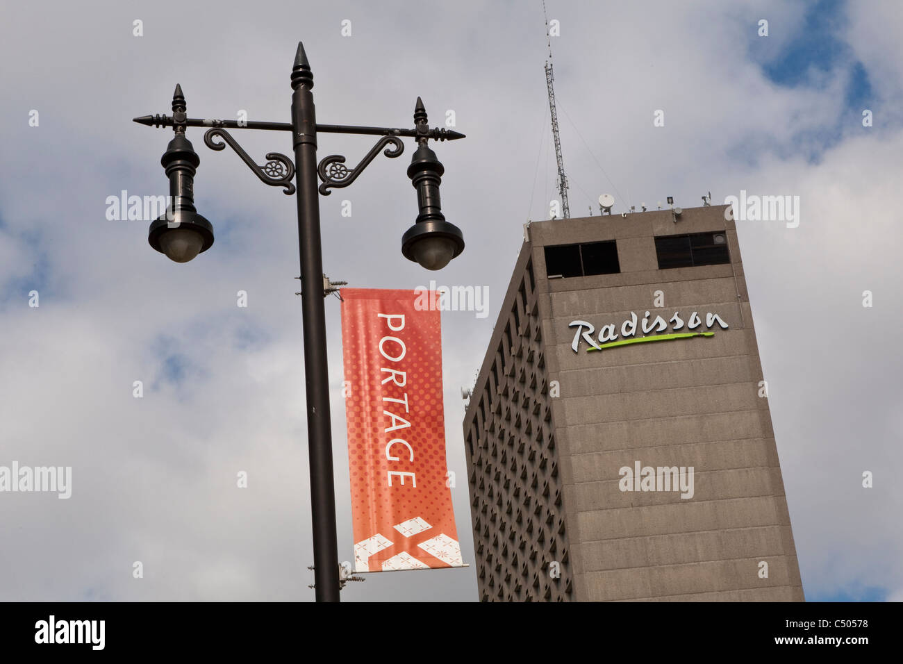 Winnipeg Radisson hotel Stockfoto