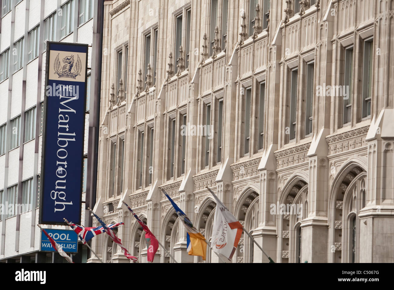 Das Marlborough Hotel ist in Winnipeg Sonntag, 22. Mai 2011 abgebildet. Stockfoto