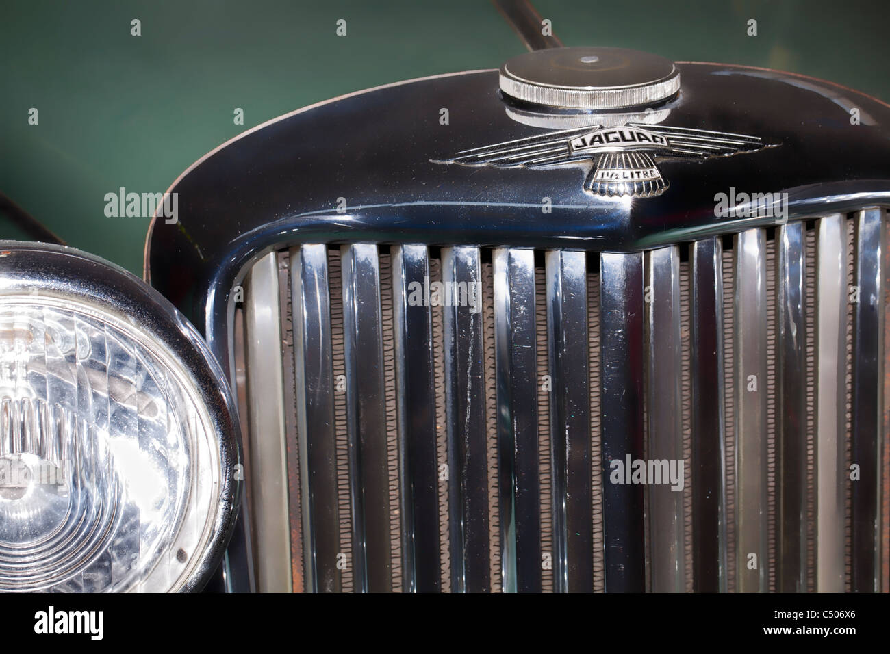 Detail, GB Jaguar MK IV Saloon, 1948 Stockfoto
