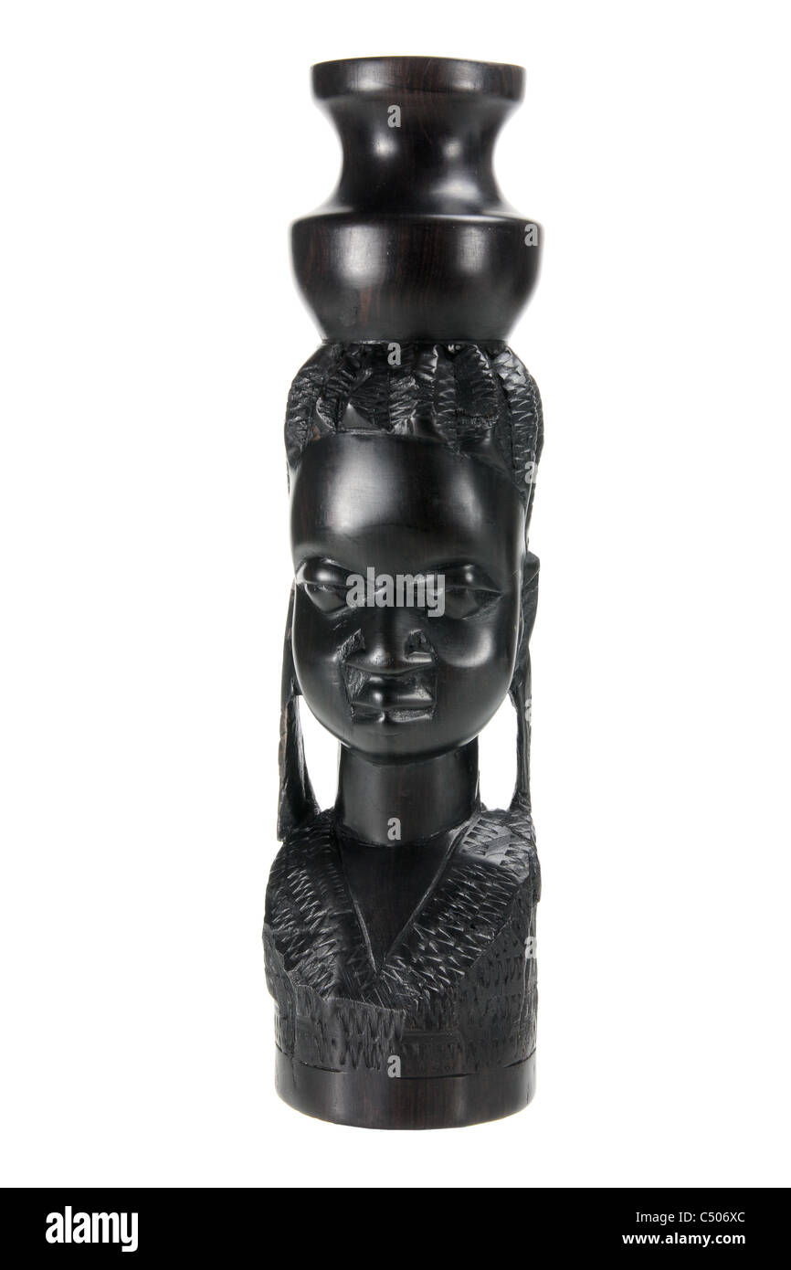 Afrikanische geschnitzte Figur Stockfoto