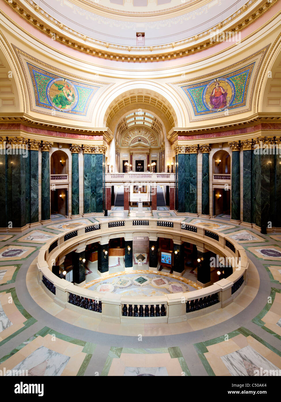 Kapitol von Wisconsin, Madison Stockfoto
