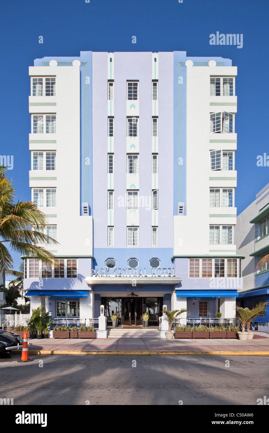 Park Central Hotel, South Beach, Miami Stockfoto