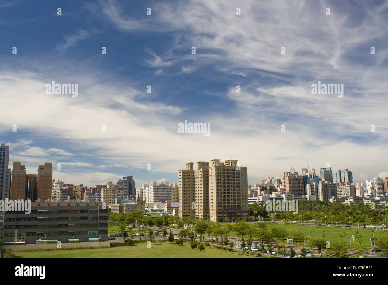 Regionale Landschaft in der Stadt Kaohsiung taiwan Stockfoto