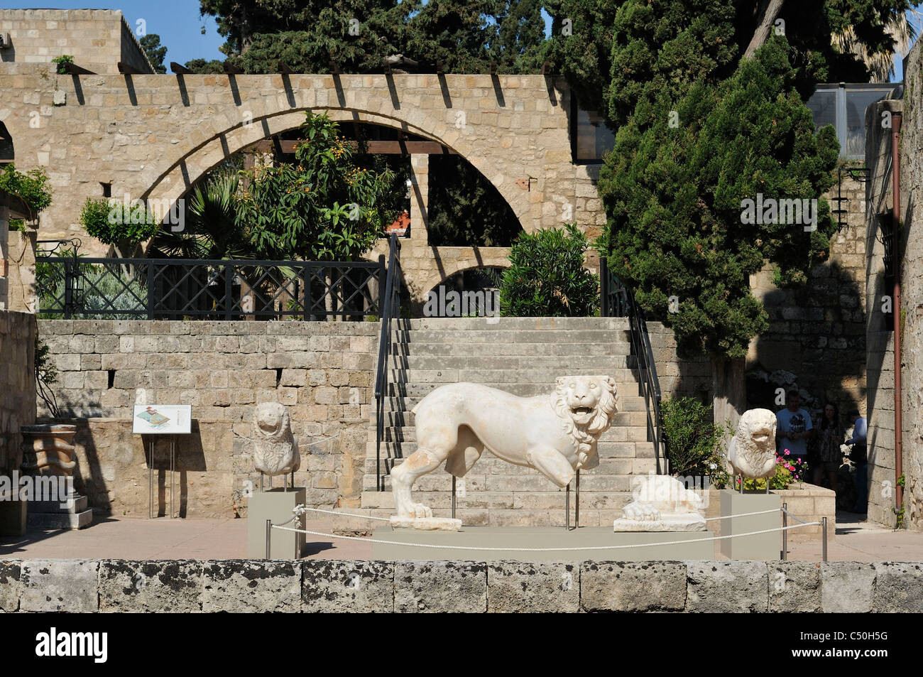 Rhodos. Dodekanes-Inseln. Griechenland. Archäologisches Museum, Old Town, Rhodos-Stadt. Stockfoto