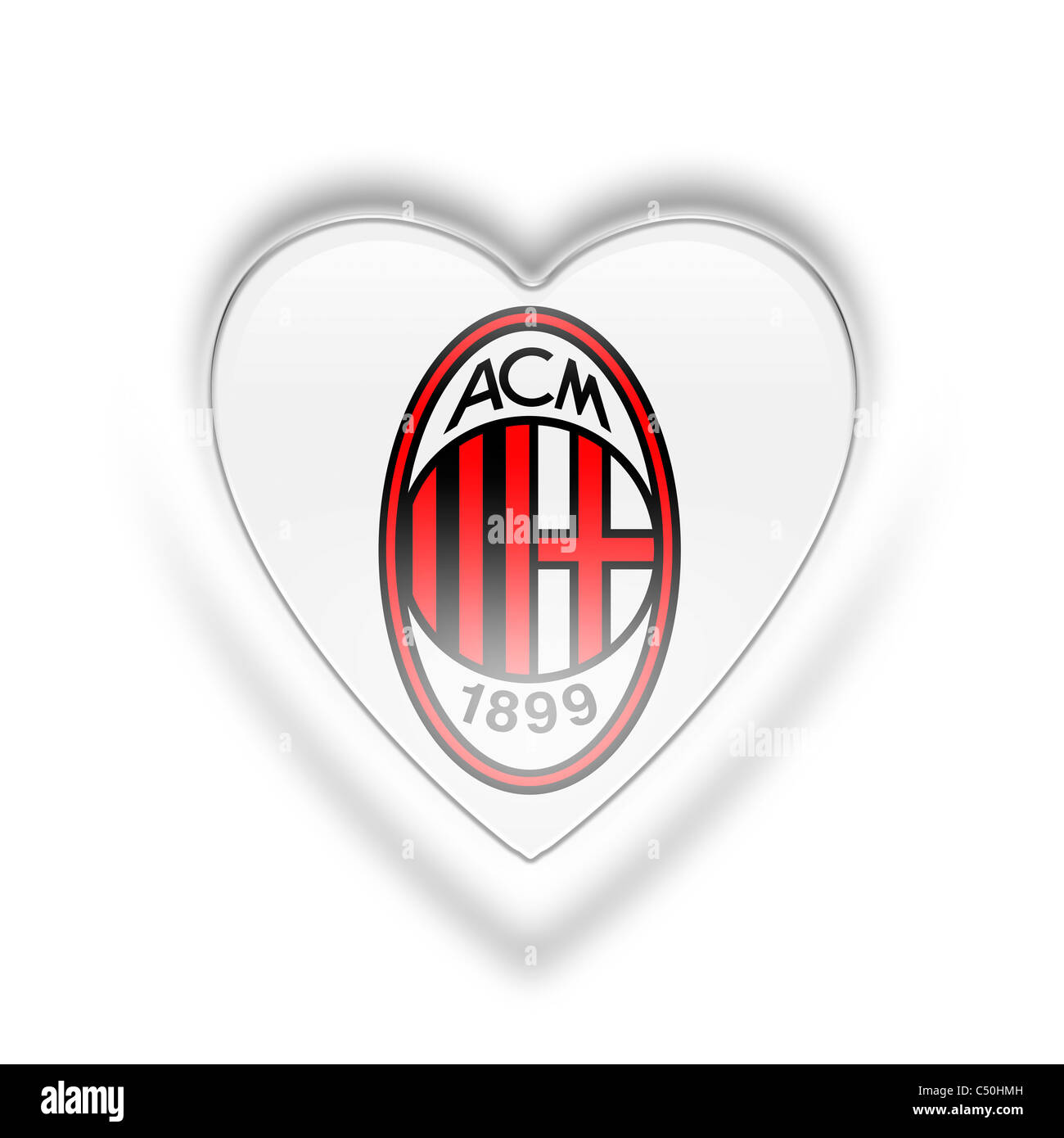Ac A C Milan Logo Flag Stockfotos Und Bilder Kaufen Alamy