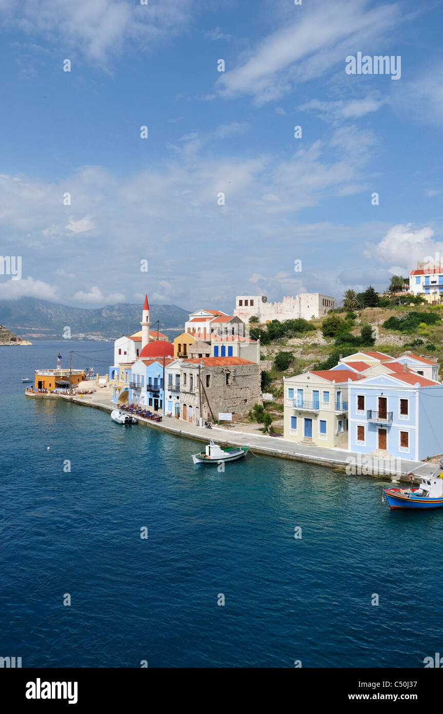 Kastellorizo. Dodekanes-Inseln. Griechenland. Stockfoto