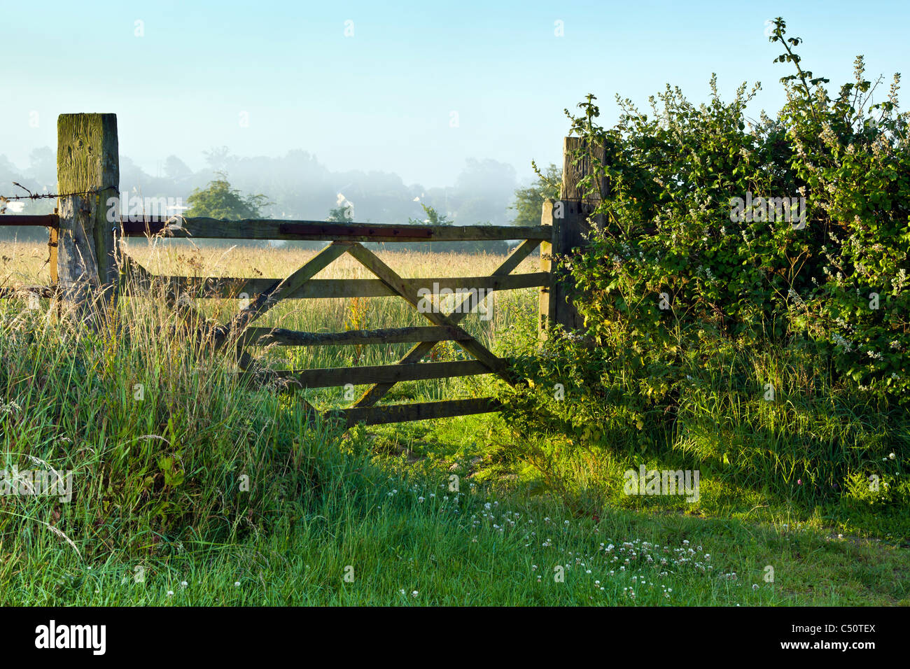 5 Bar Gate Stockfoto