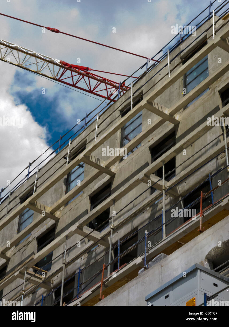 Paris, Frankreich, Baustelle, Französisches Krankenhaus, Diaconesses Croix Saint Simon, Neue Erweiterung, Neubau Stockfoto