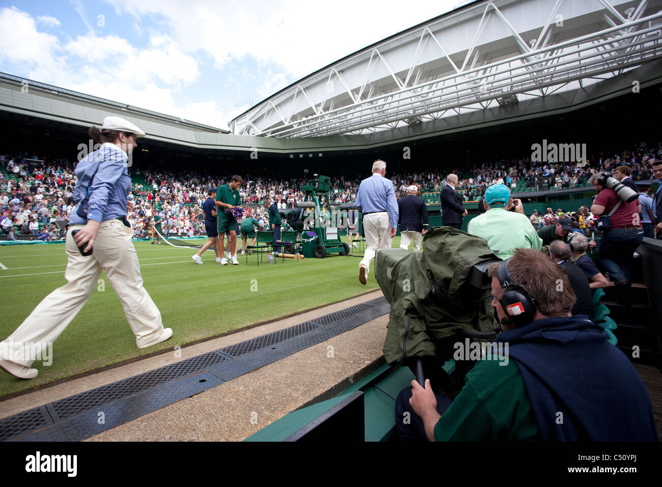 Die Wimbledon Tennis Championships 2011 All England Club im Londoner Stadtteil Wimbledon. Vereinigte Kingdom.Photo:Jeff Gilbert Stockfoto