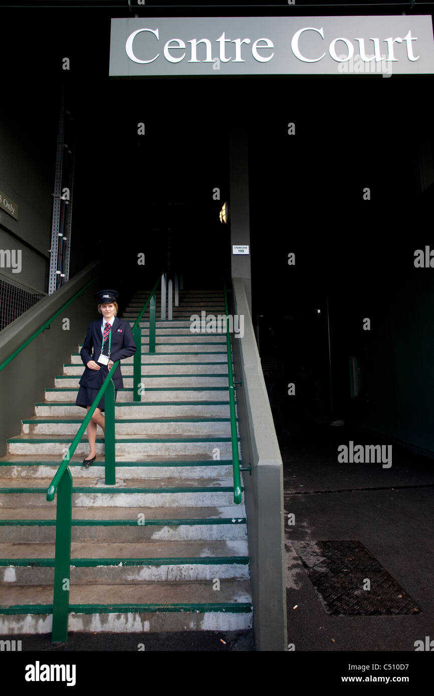 Die Wimbledon Tennis Championships 2011 All England Club im Londoner Stadtteil Wimbledon. Vereinigte Kingdom.Photo:Jeff Gilbert Stockfoto