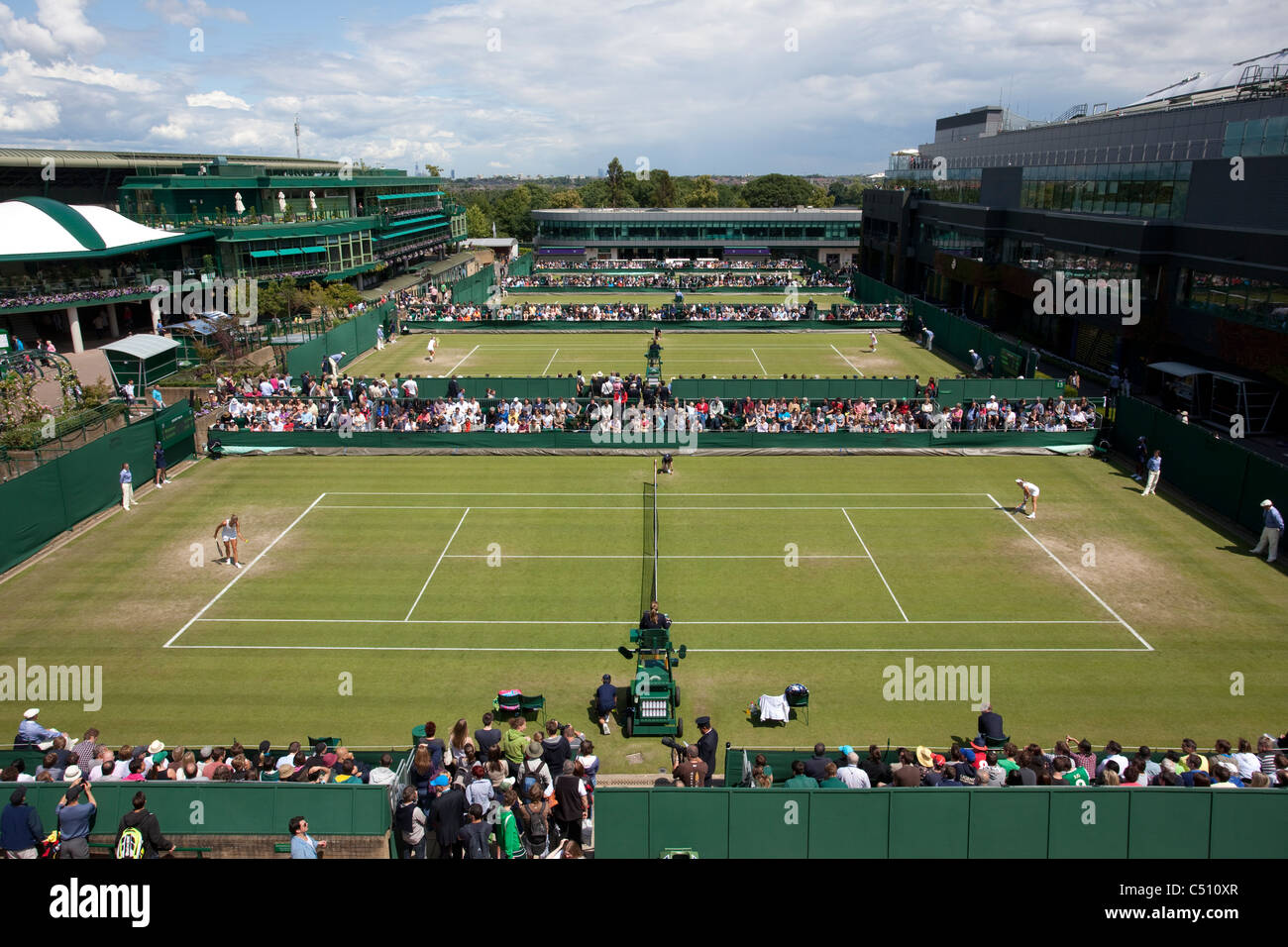 Die Wimbledon Tennis Championships 2011 All England Club im Londoner Stadtteil Wimbledon. Vereinigte Kingdom.Photo:Jeff Gilbert Stockfoto