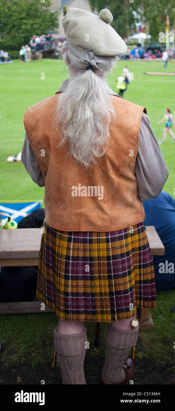 Schottischer Kilt Für Herren - Traditioneller Tartan Rock, Karriert