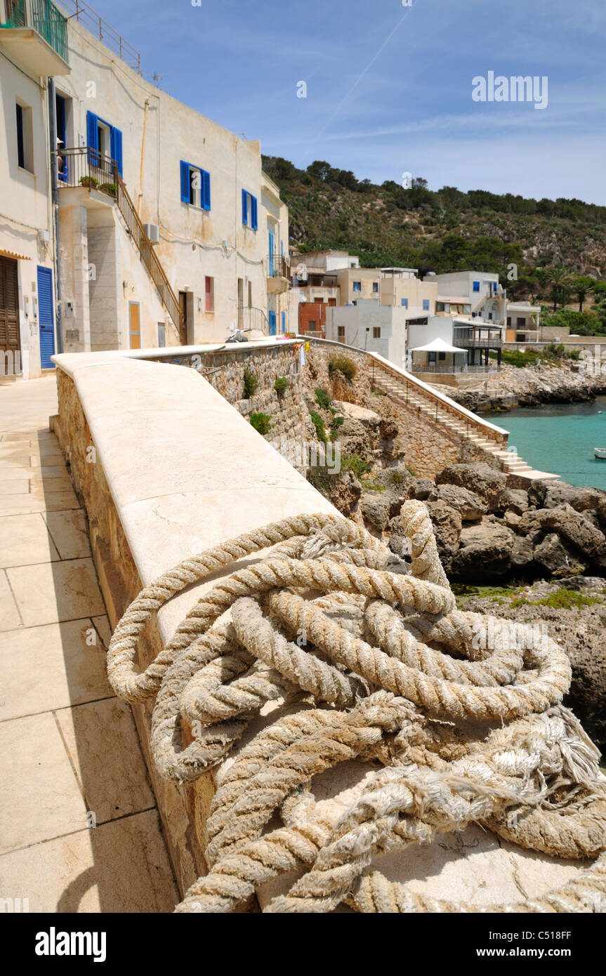 Levanzo, Ägadischen Inseln, Sizilien, Italien Stockfoto