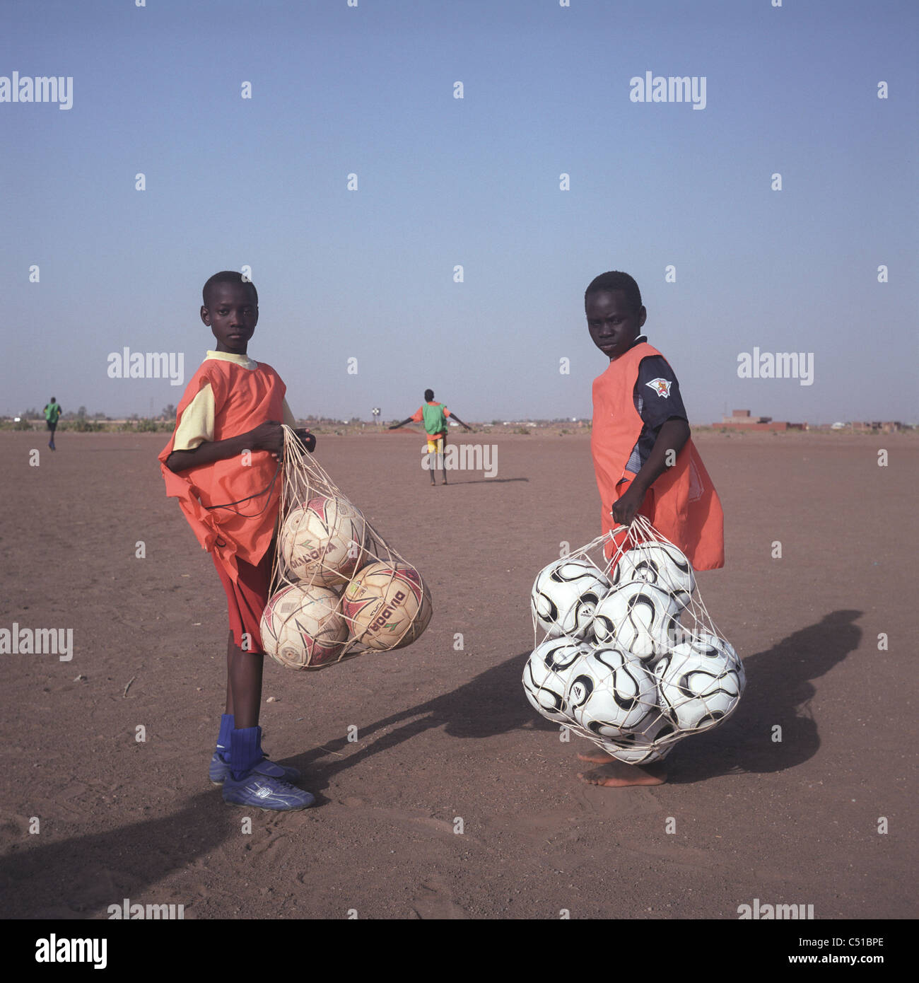 SUDANKinderVISION der Lehrling Fotografen der Soba FußballSchule