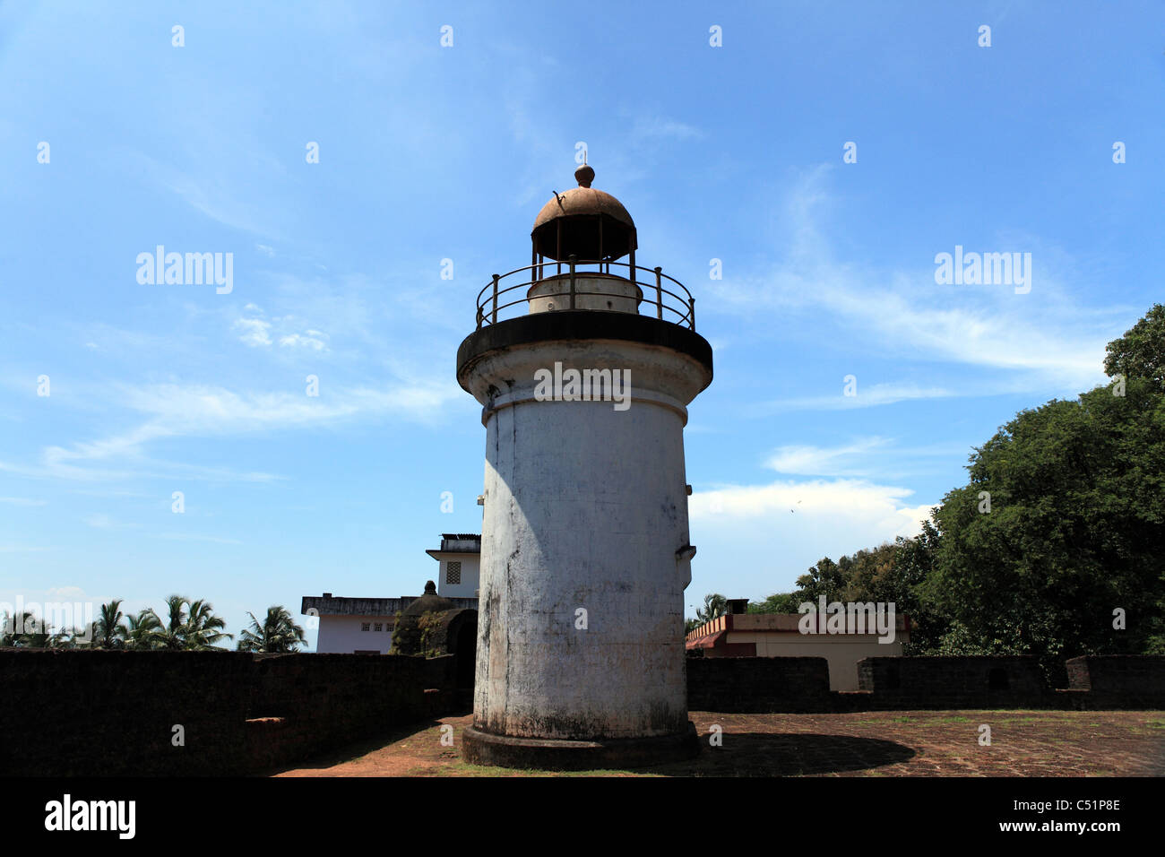 Thalassery Fort ist in Thalassery (Tellicherry) eine Stadt im Bundesstaat Kannur Bezirk von Kerala in Südindien. Stockfoto