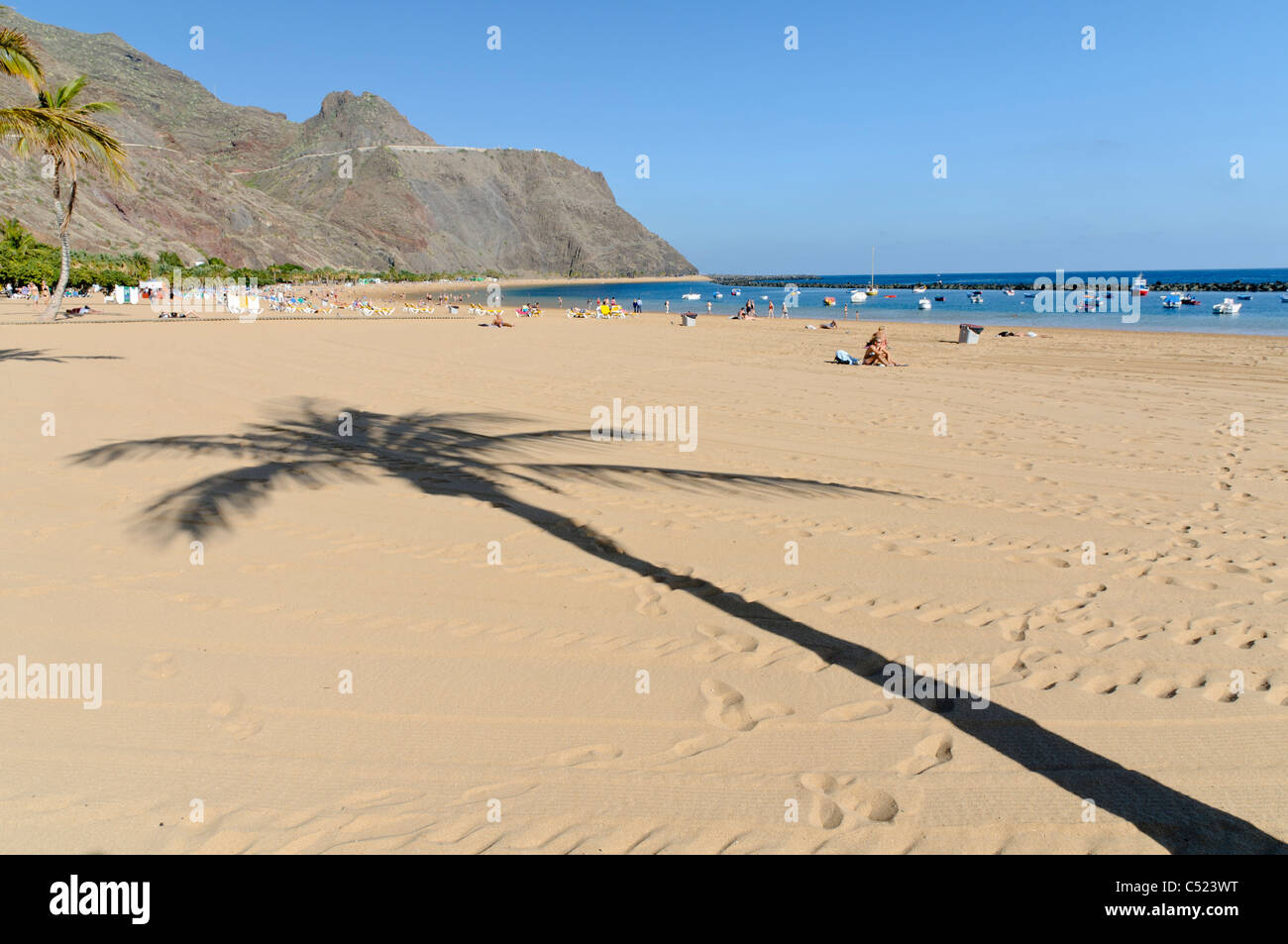 Playa de Las Teresitas, Teneriffa, Kanarische Inseln, Spanien, Europa Stockfoto