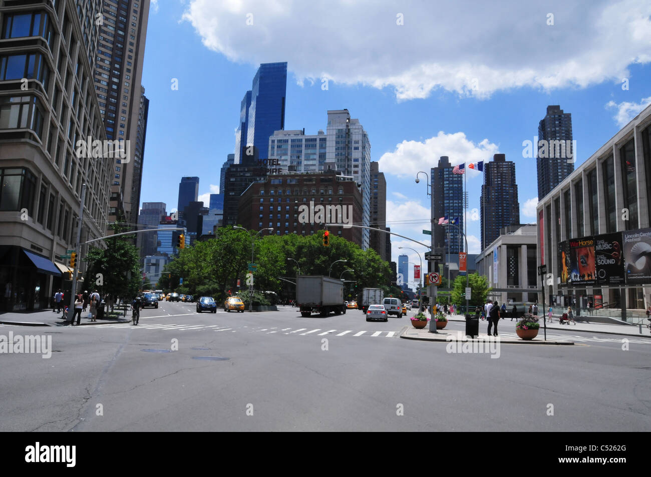 Straßen von Manhattan New York Stockfoto