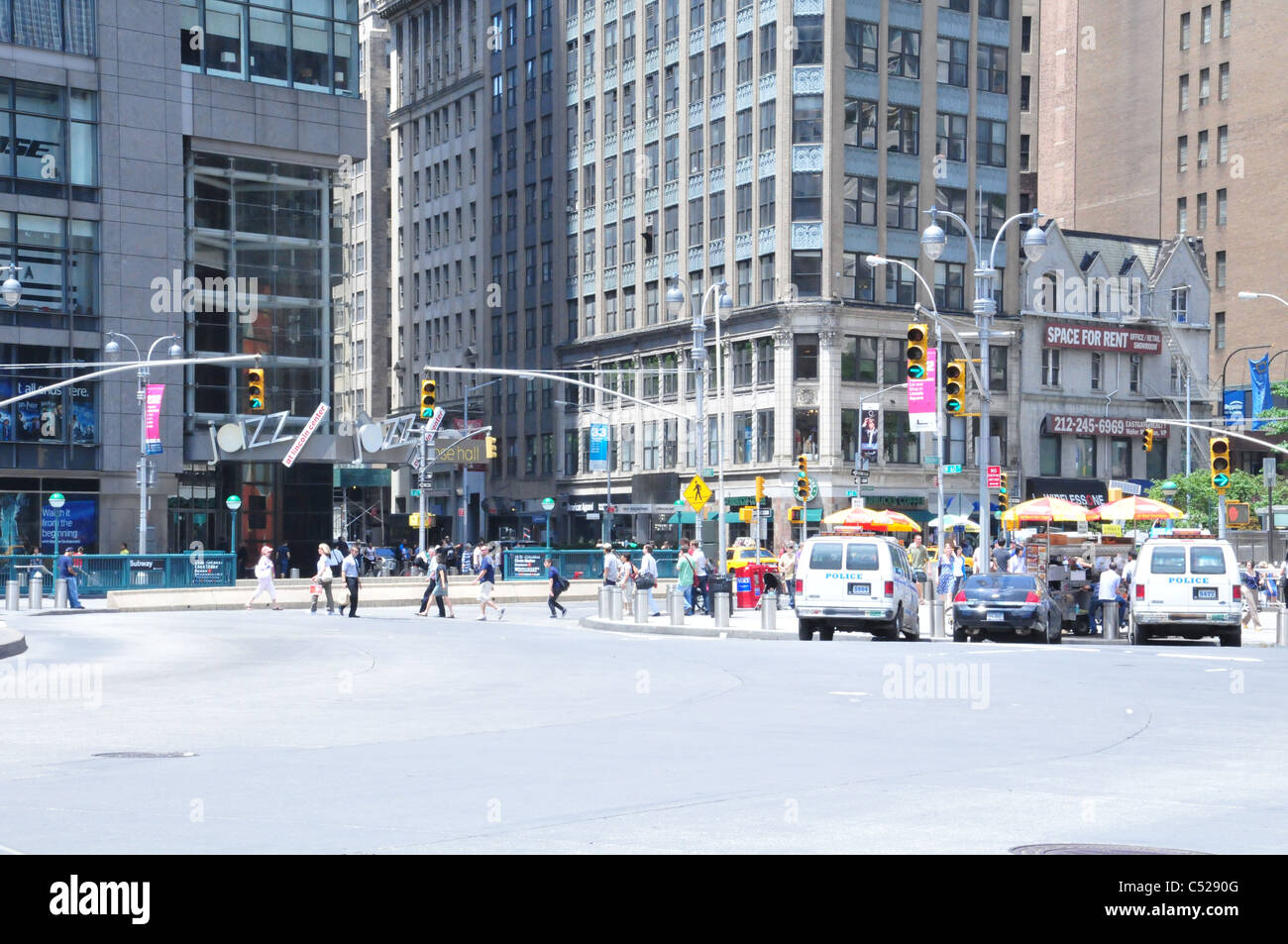 Straßen von Manhattan New York Stockfoto