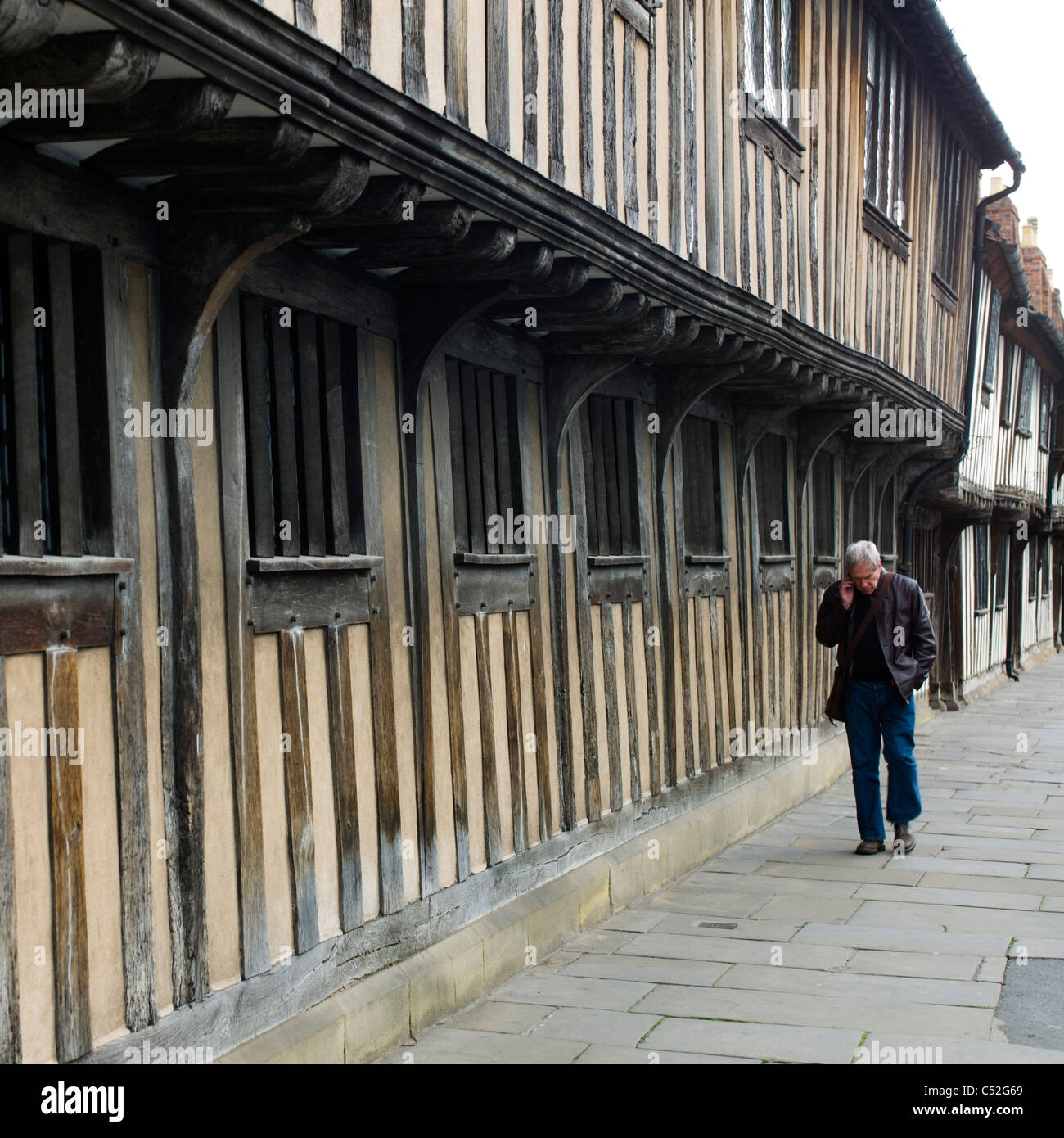 Obere Gildenhalle König Edward VI School Stratford-Upon-Avon Warwickshire UK Stockfoto