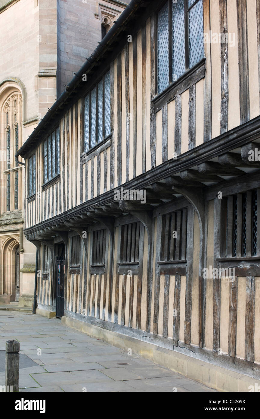 Obere Gildenhalle König Edward VI School Stratford-Upon-Avon Warwickshire UK Stockfoto