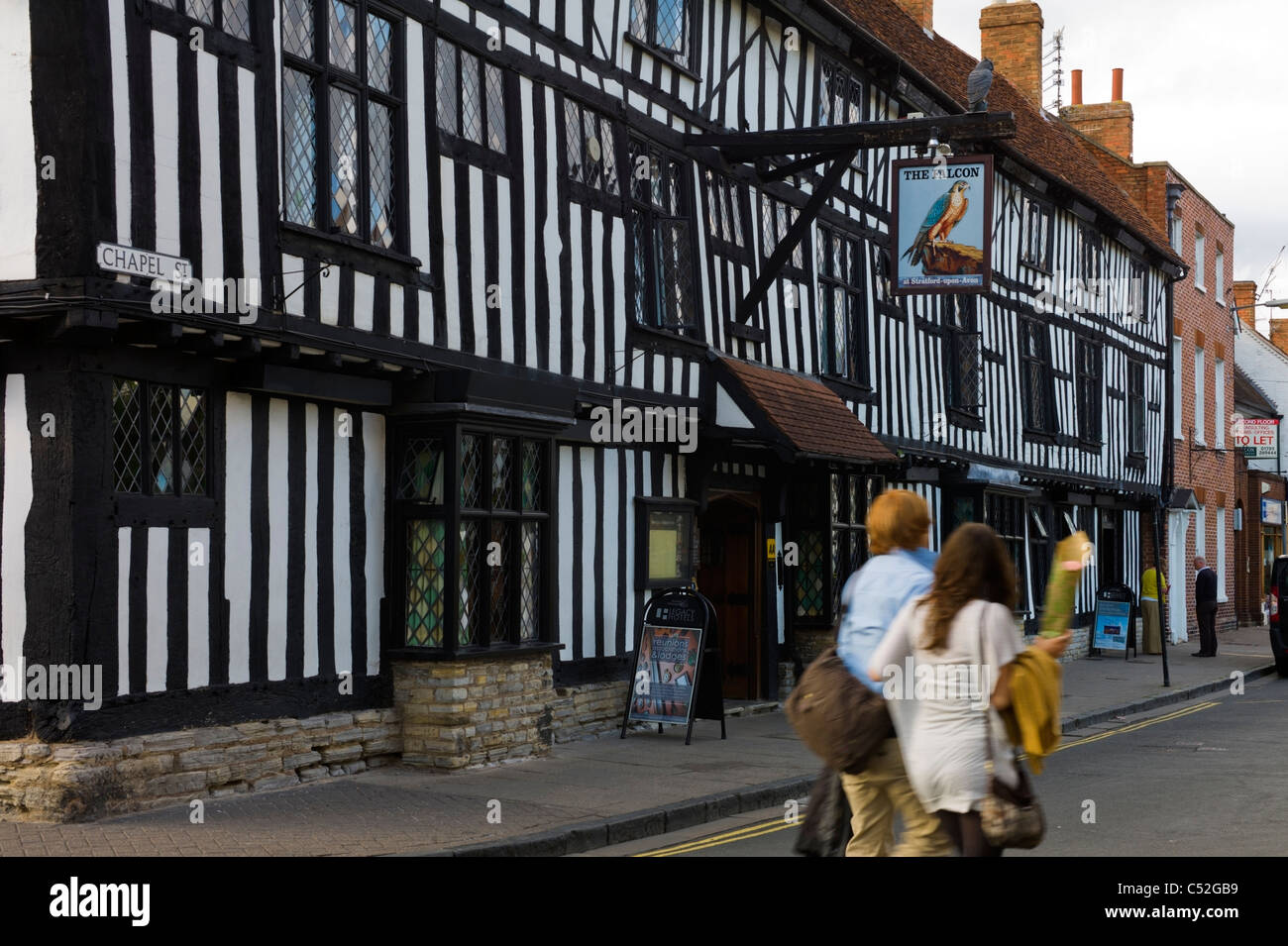 Das Falcon Hotel Stratford-Upon-Avon Warwickshire UK Stockfoto