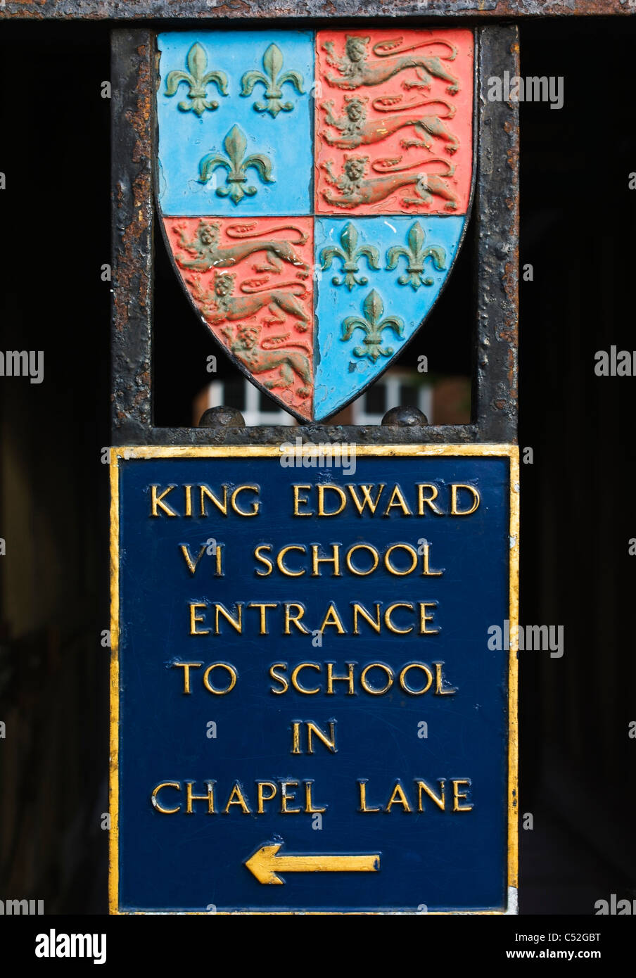 Obere Gildenhalle König Edward VI School Stratford-Upon-Avon Warwickshire UK Stockfoto