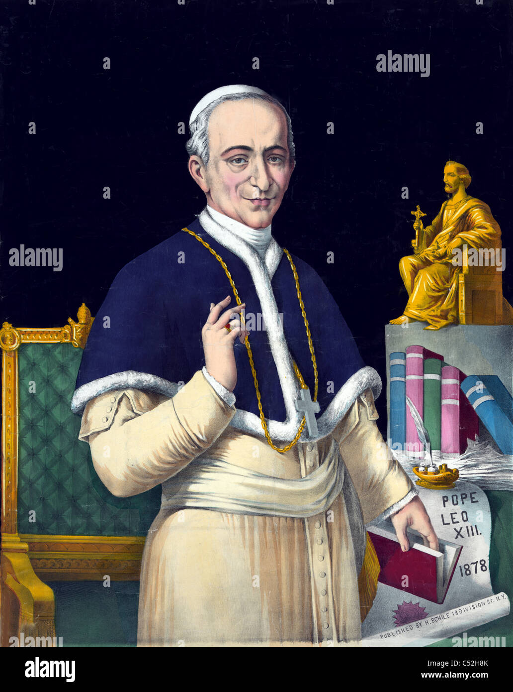 Papst Leo XIII. Stockfoto